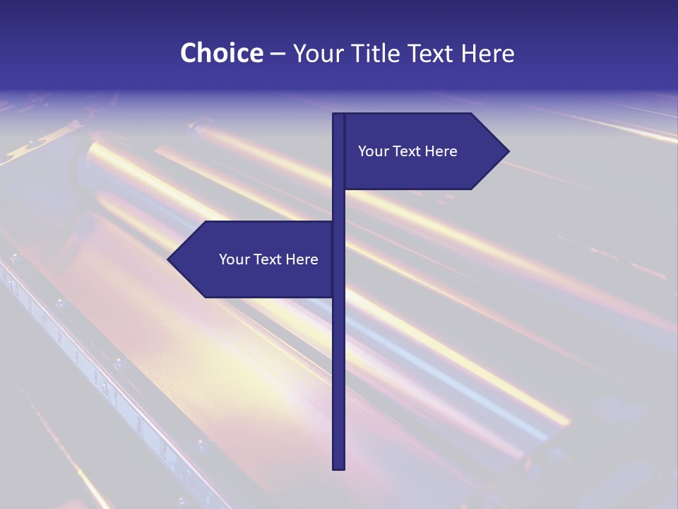 Printing Press Rollers. PowerPoint Template