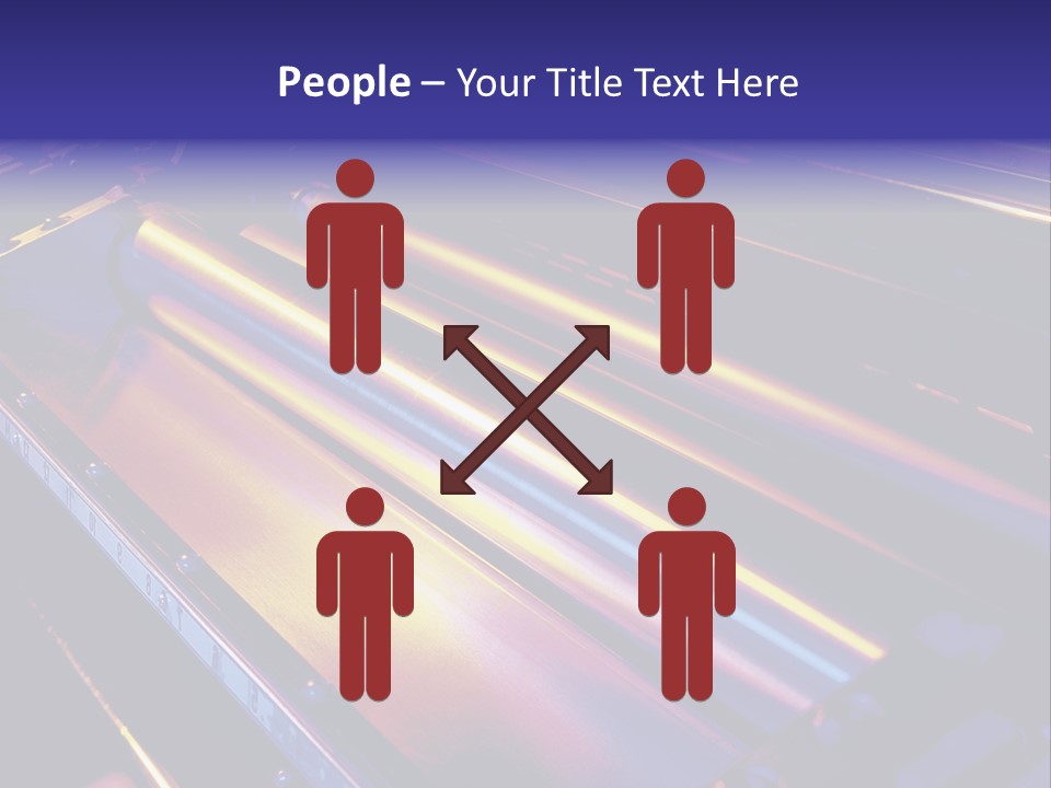 Printing Press Rollers. PowerPoint Template