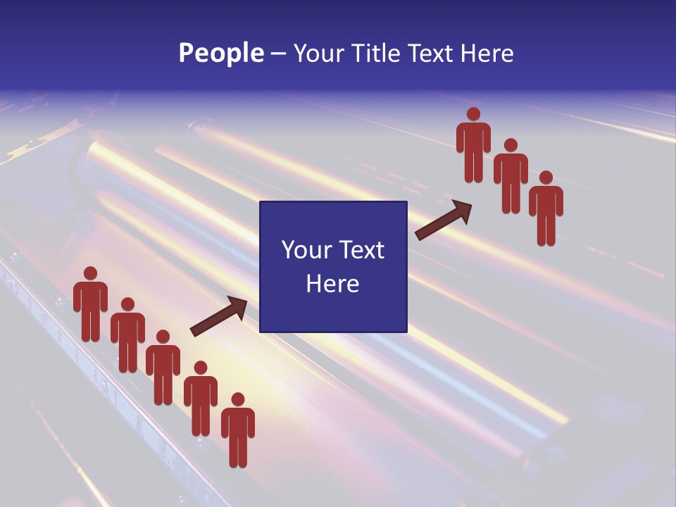 Printing Press Rollers. PowerPoint Template