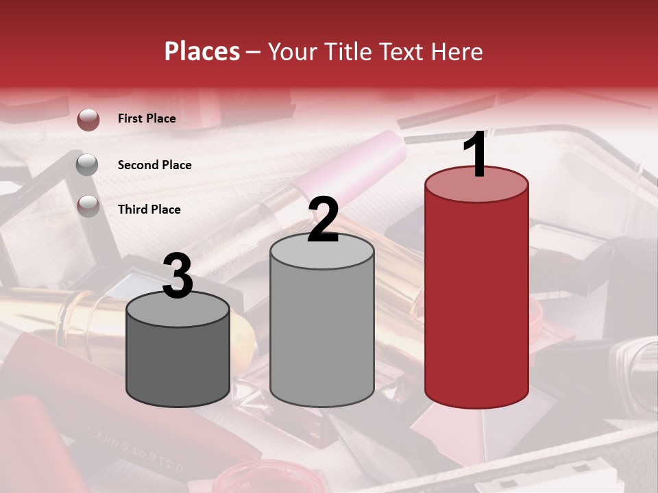 Case Full Of Makeup PowerPoint Template