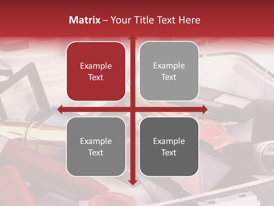 Case Full Of Makeup PowerPoint Template