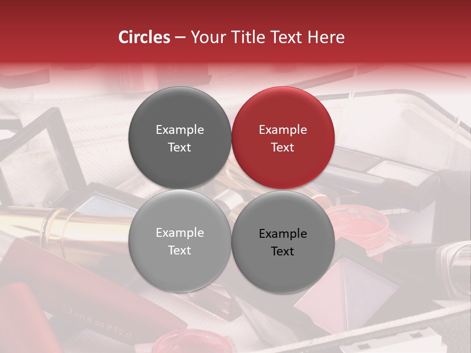 Case Full Of Makeup PowerPoint Template