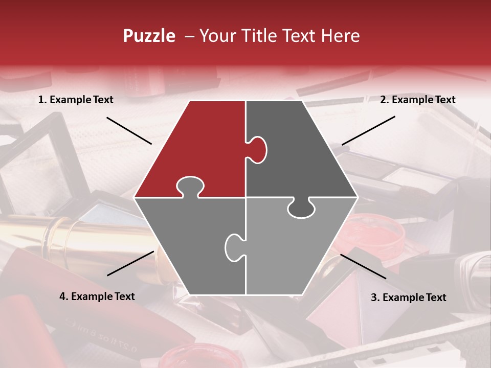 Case Full Of Makeup PowerPoint Template