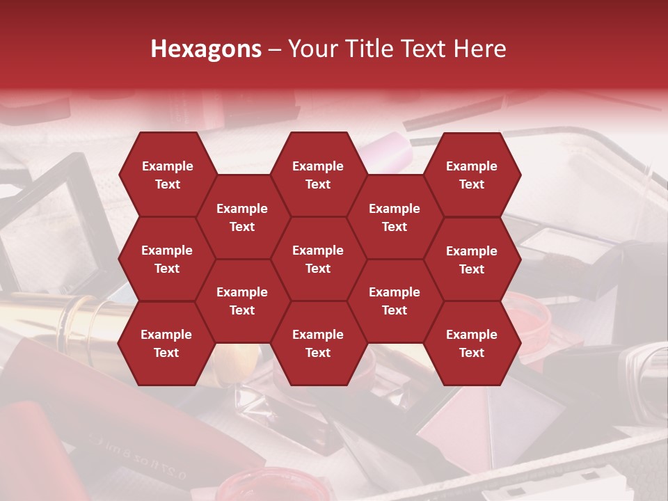 Case Full Of Makeup PowerPoint Template