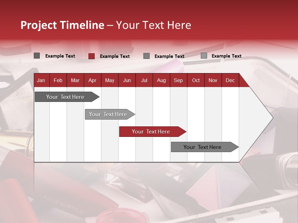 Case Full Of Makeup PowerPoint Template