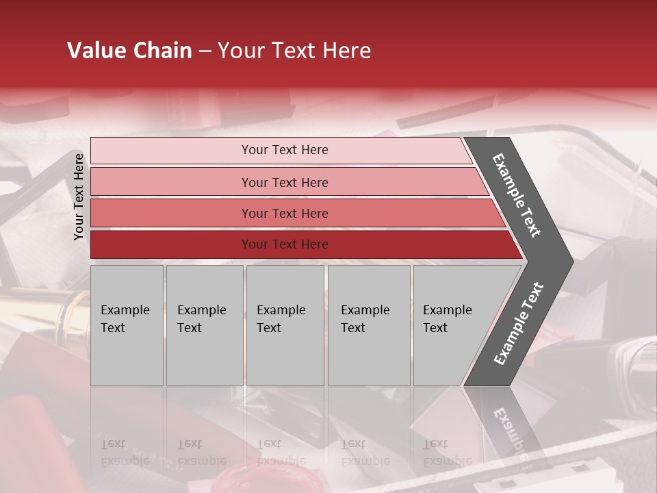 Case Full Of Makeup PowerPoint Template