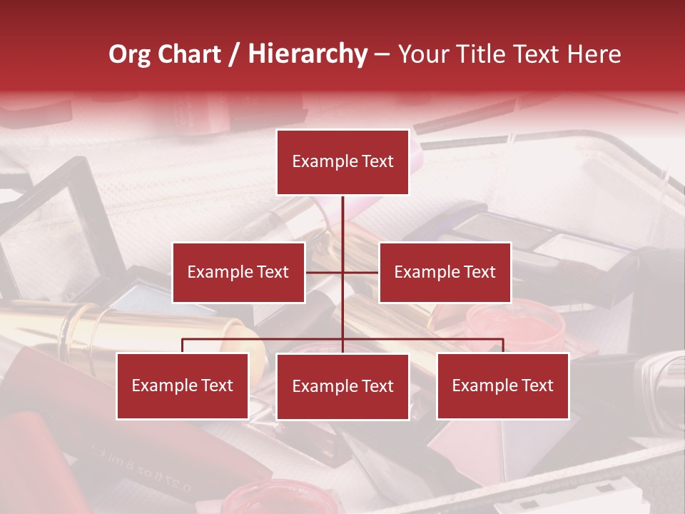 Case Full Of Makeup PowerPoint Template