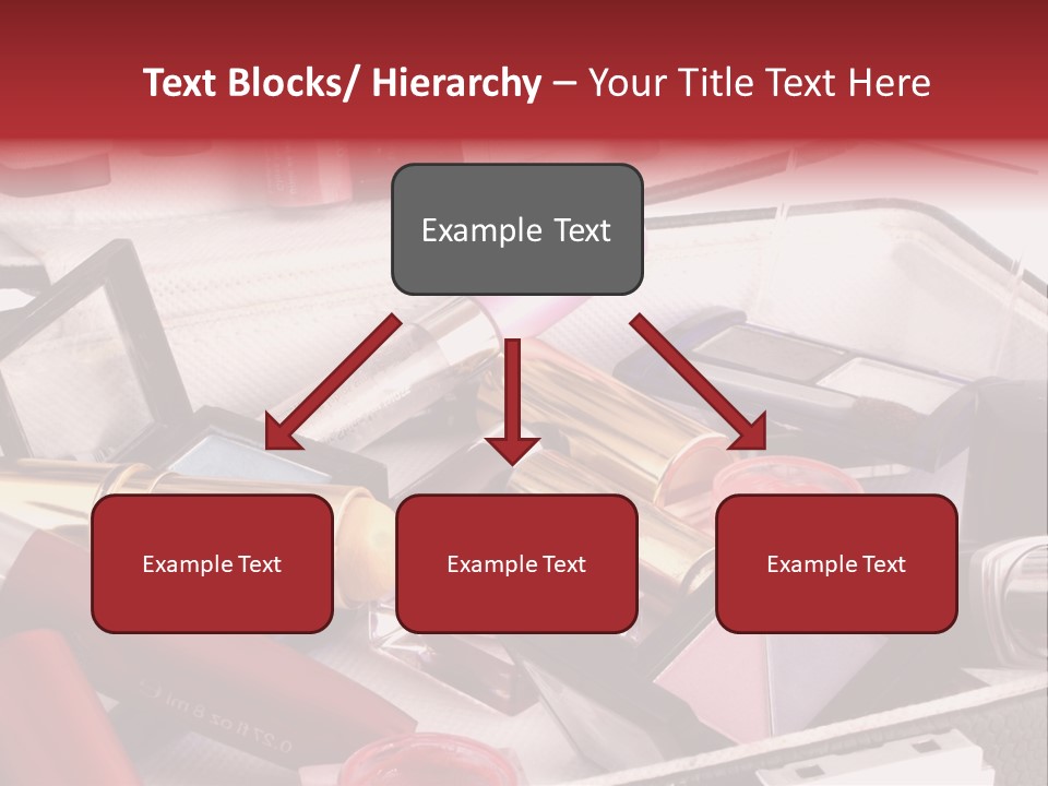 Case Full Of Makeup PowerPoint Template