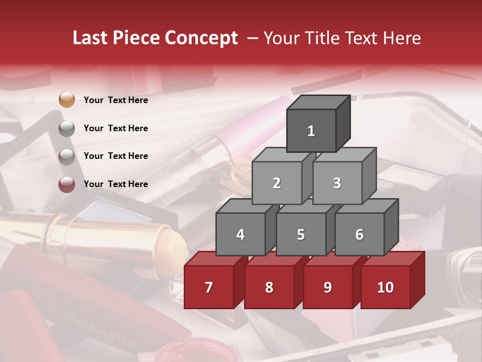 Case Full Of Makeup PowerPoint Template