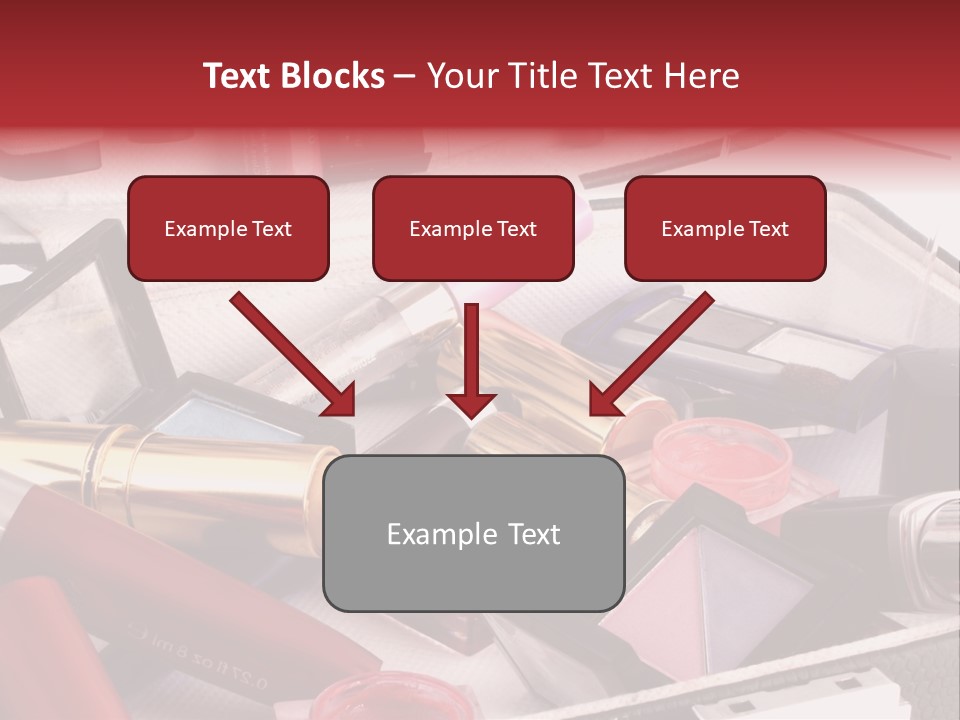 Case Full Of Makeup PowerPoint Template