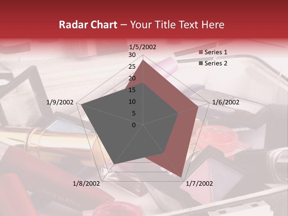 Case Full Of Makeup PowerPoint Template