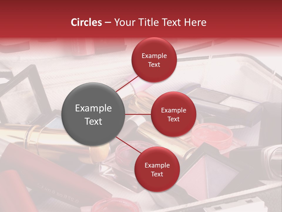 Case Full Of Makeup PowerPoint Template