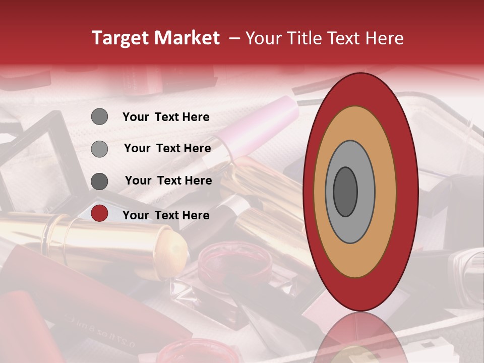 Case Full Of Makeup PowerPoint Template