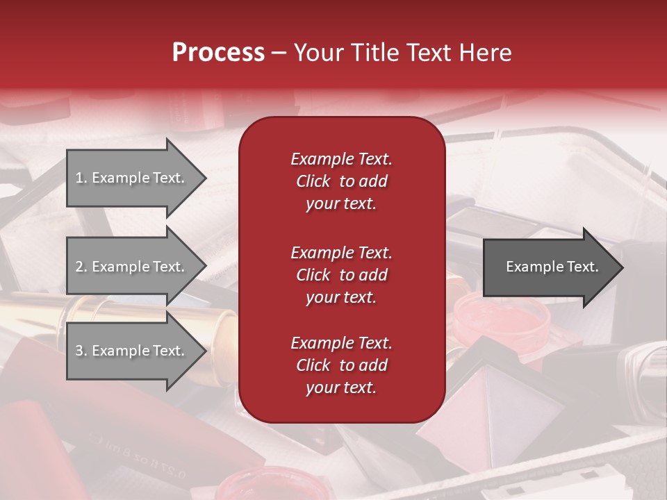 Case Full Of Makeup PowerPoint Template