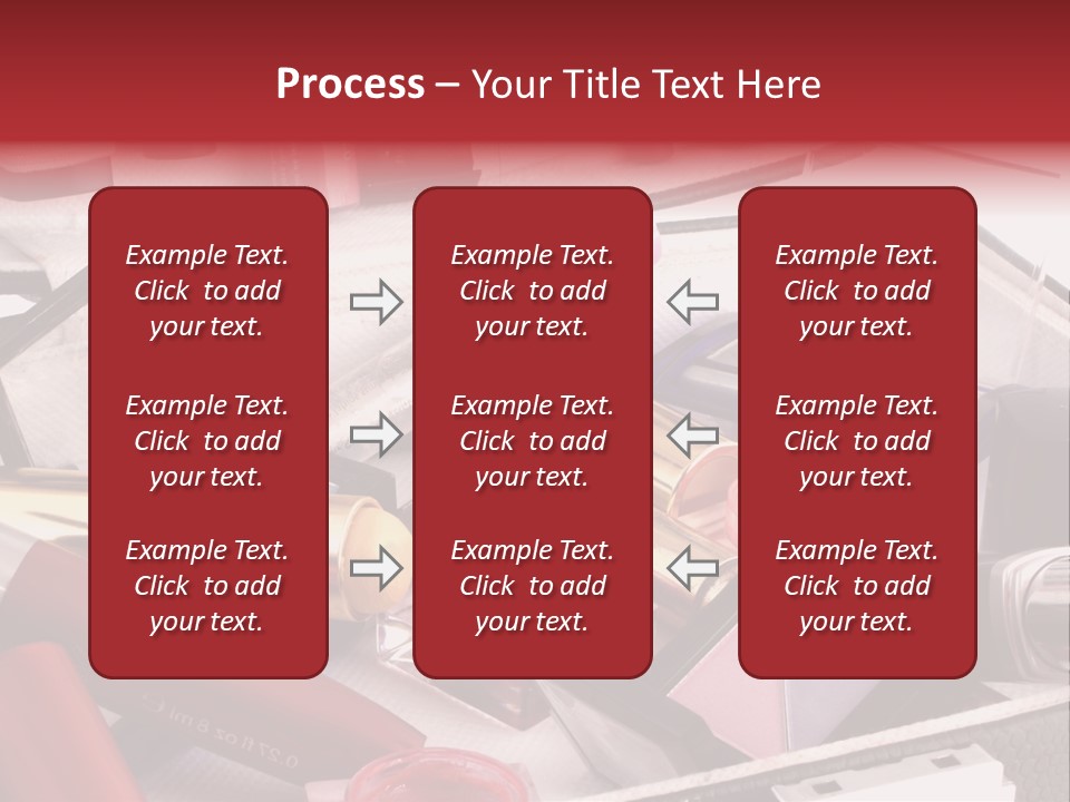 Case Full Of Makeup PowerPoint Template