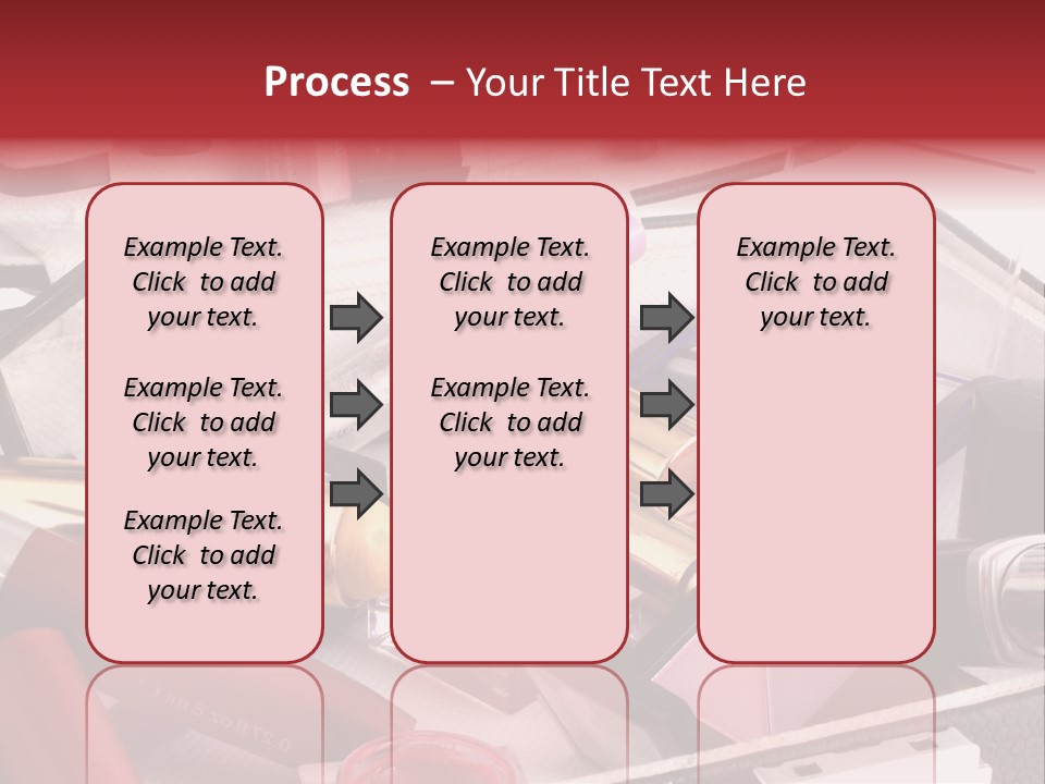 Case Full Of Makeup PowerPoint Template