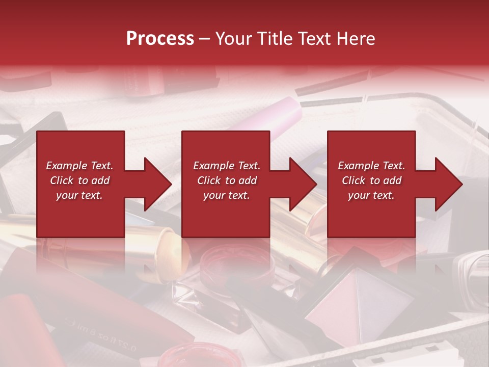 Case Full Of Makeup PowerPoint Template