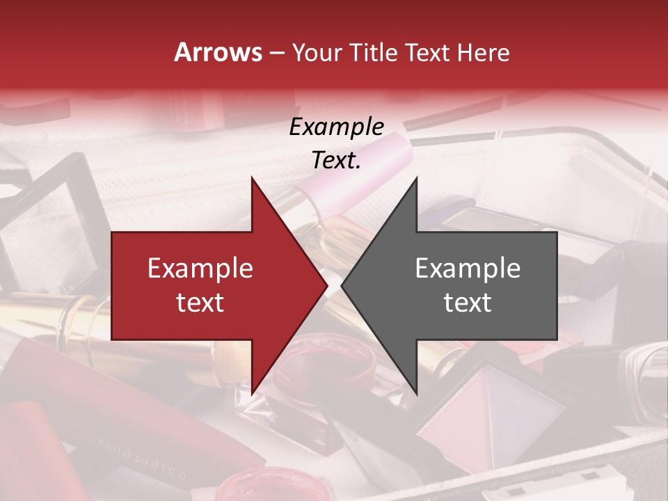 Case Full Of Makeup PowerPoint Template