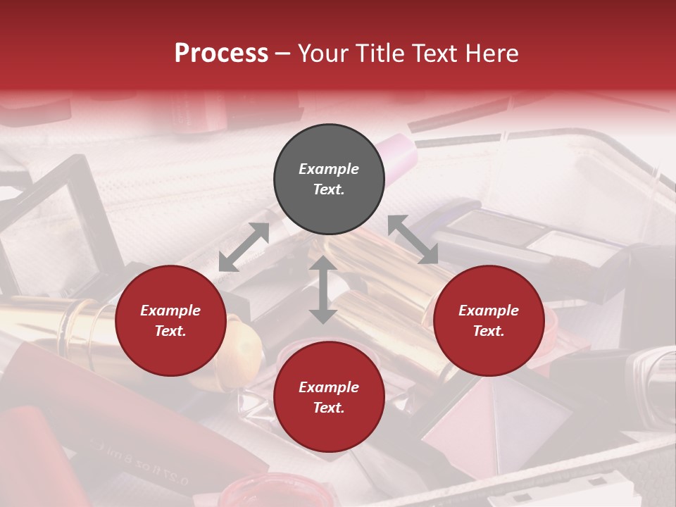 Case Full Of Makeup PowerPoint Template