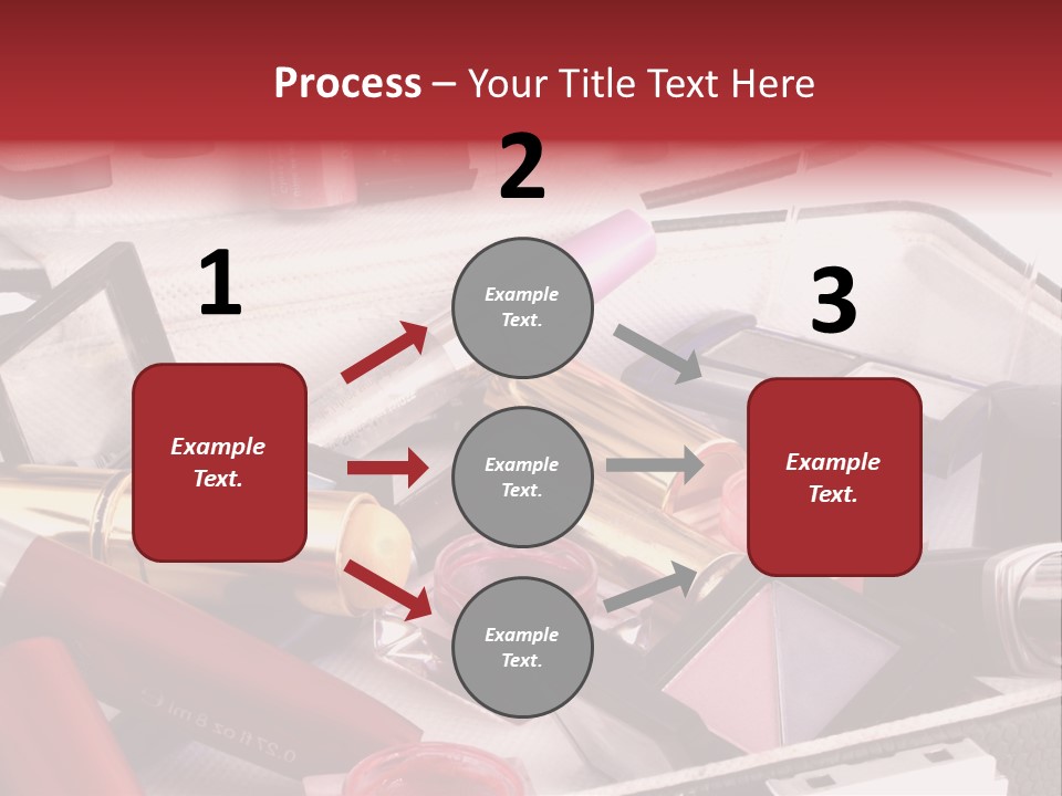 Case Full Of Makeup PowerPoint Template