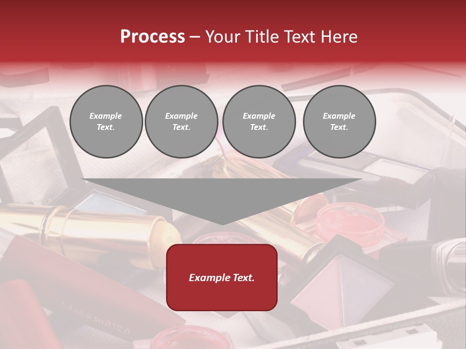 Case Full Of Makeup PowerPoint Template
