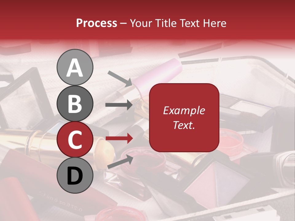 Case Full Of Makeup PowerPoint Template