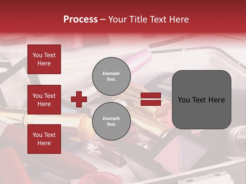 Case Full Of Makeup PowerPoint Template
