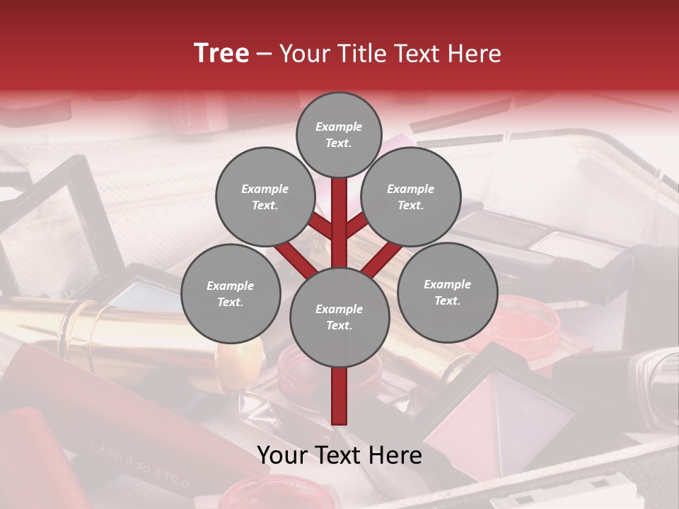 Case Full Of Makeup PowerPoint Template