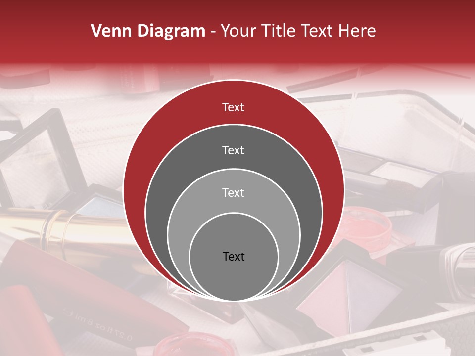 Case Full Of Makeup PowerPoint Template