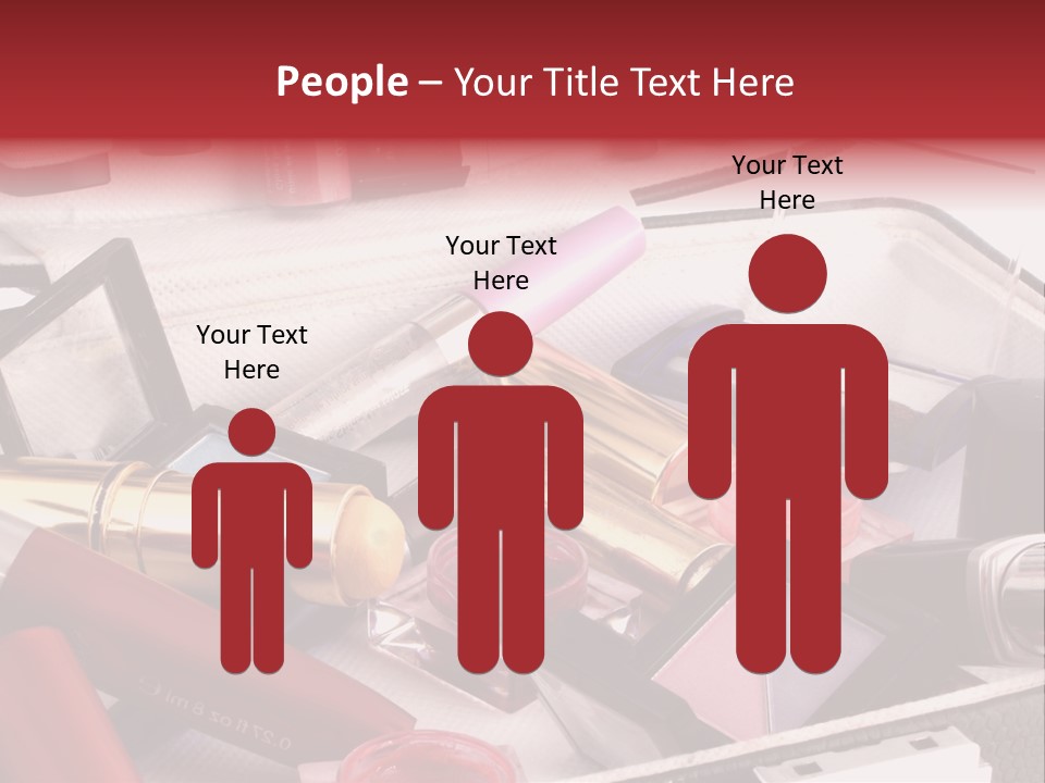 Case Full Of Makeup PowerPoint Template