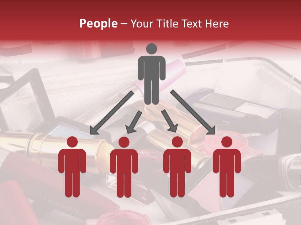 Case Full Of Makeup PowerPoint Template