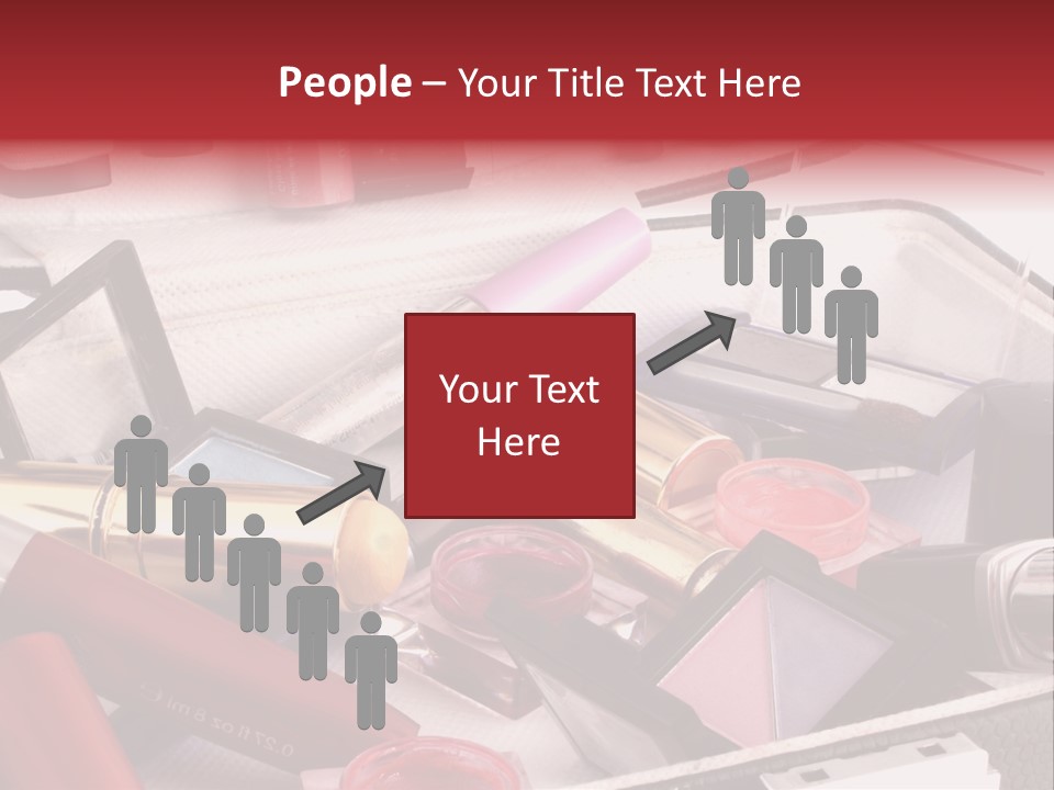 Case Full Of Makeup PowerPoint Template