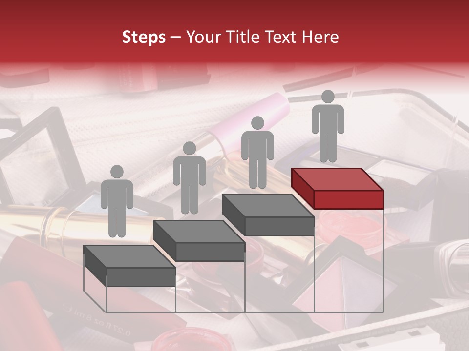 Case Full Of Makeup PowerPoint Template