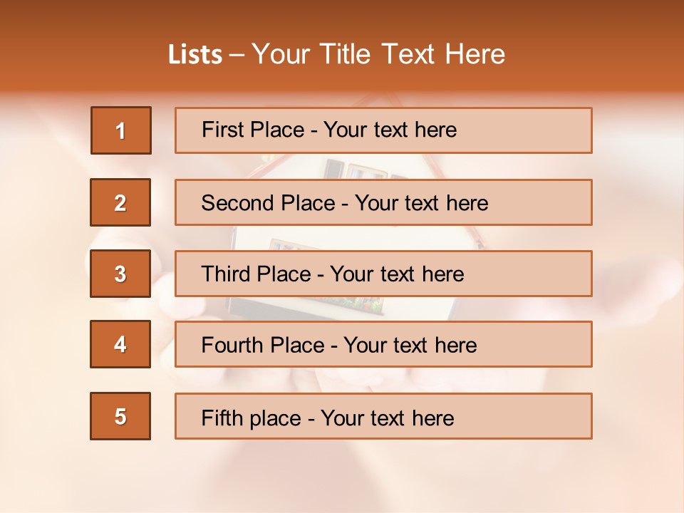 The House In Human Hands PowerPoint Template