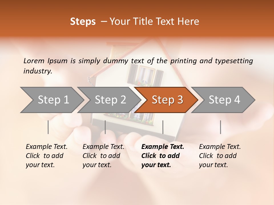 The House In Human Hands PowerPoint Template