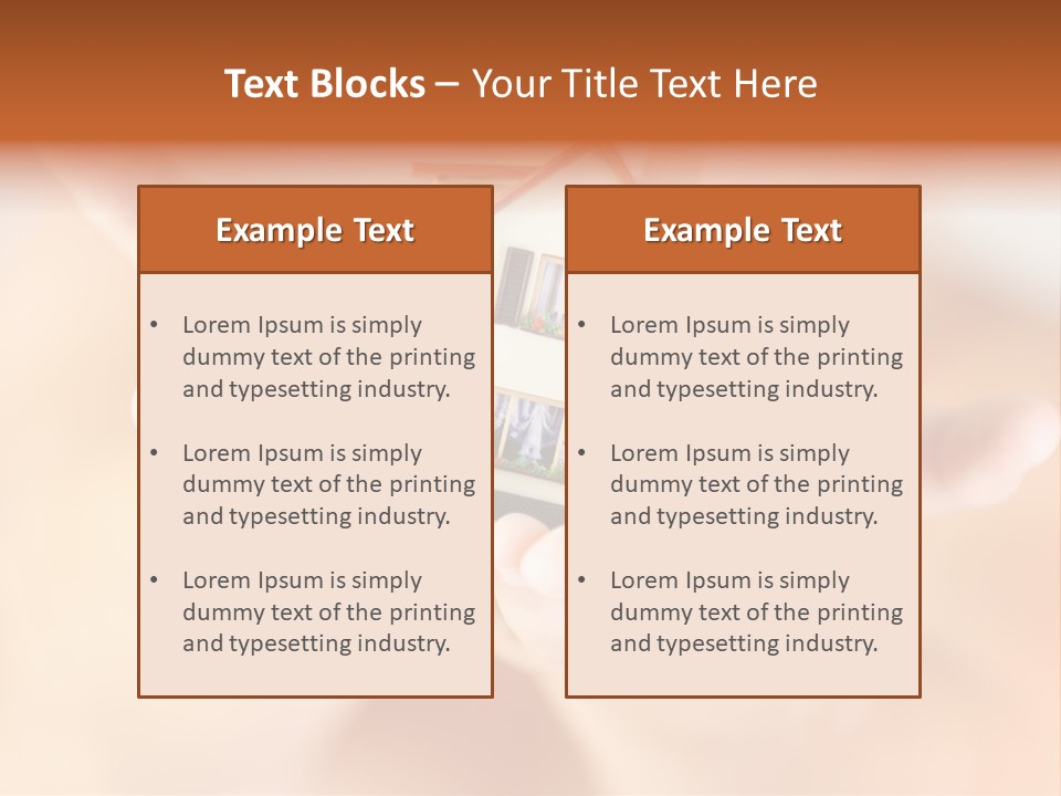 The House In Human Hands PowerPoint Template