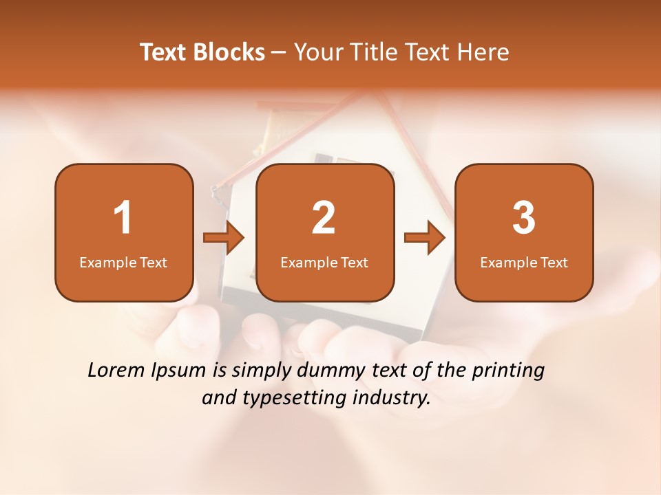 The House In Human Hands PowerPoint Template