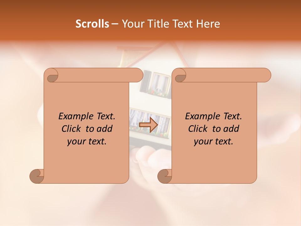 The House In Human Hands PowerPoint Template