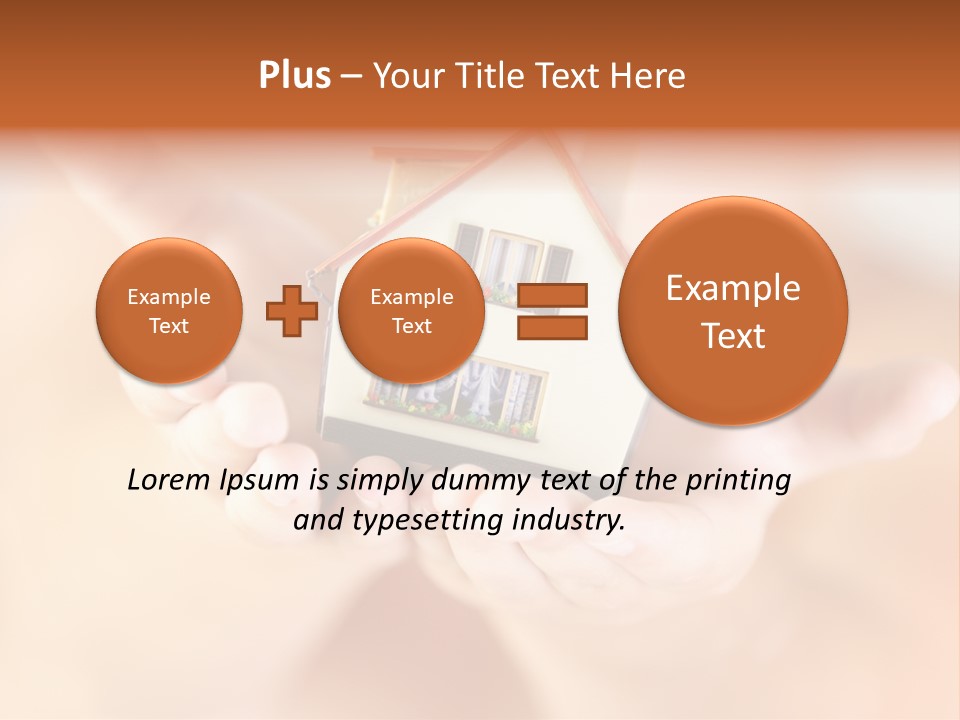 The House In Human Hands PowerPoint Template
