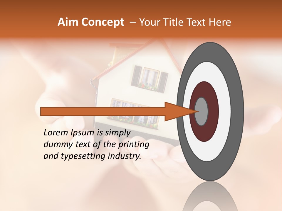 The House In Human Hands PowerPoint Template