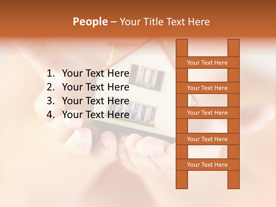The House In Human Hands PowerPoint Template