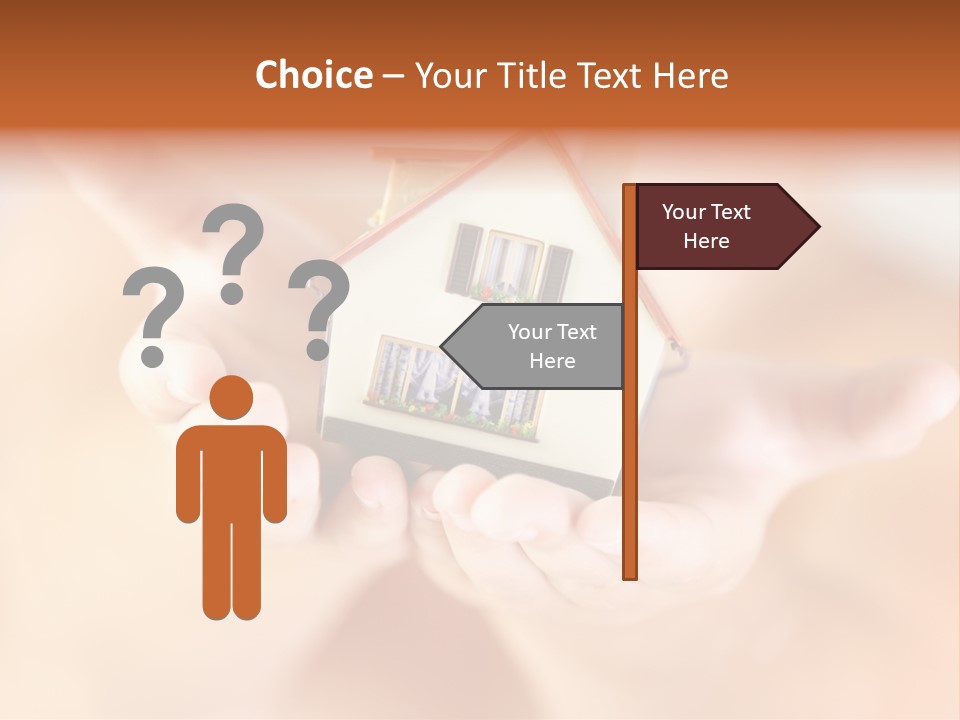 The House In Human Hands PowerPoint Template