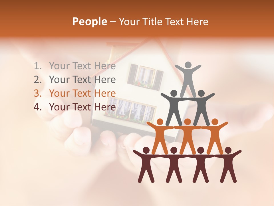 The House In Human Hands PowerPoint Template