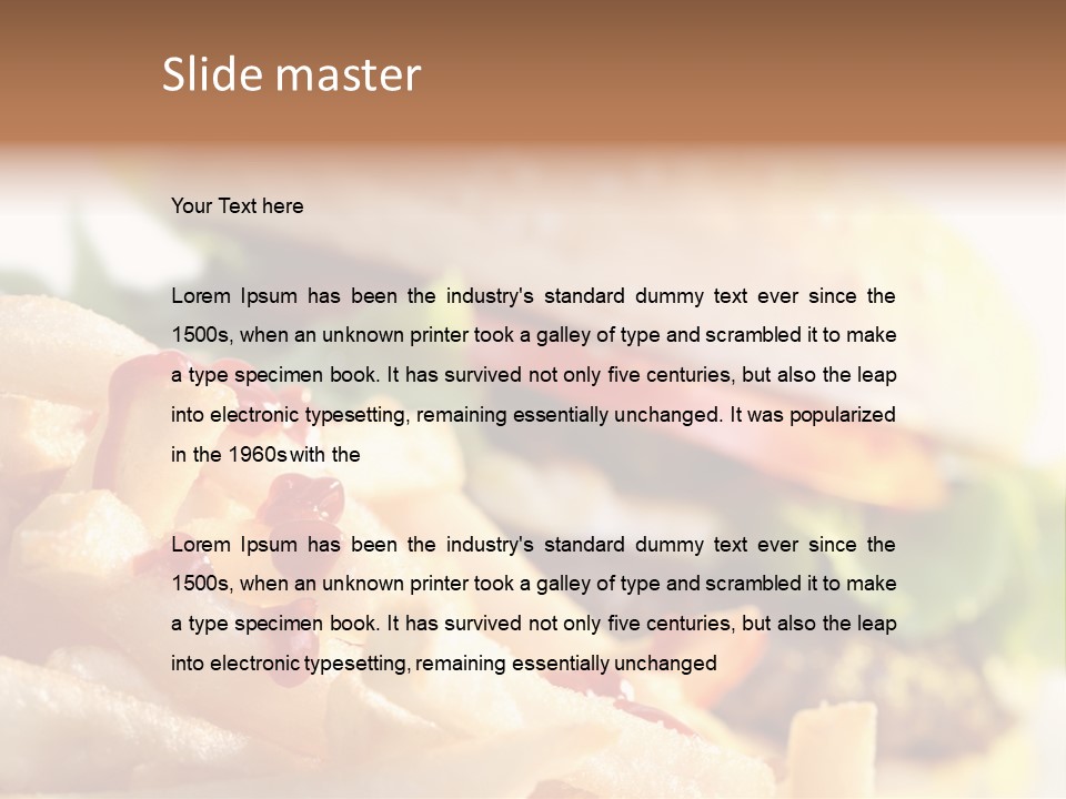 Hamburger PowerPoint Template