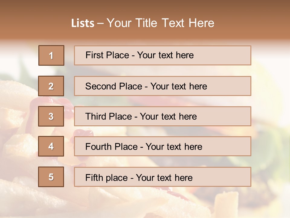 Hamburger PowerPoint Template
