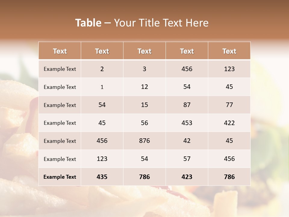 Hamburger PowerPoint Template