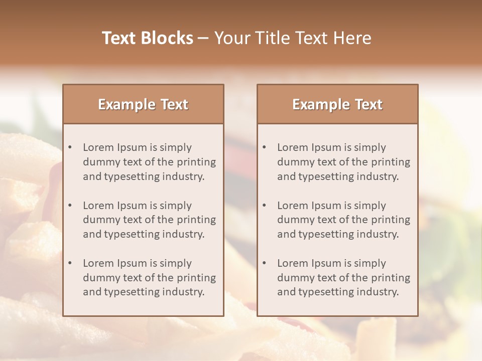 Hamburger PowerPoint Template