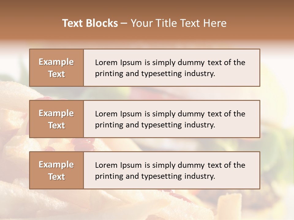Hamburger PowerPoint Template