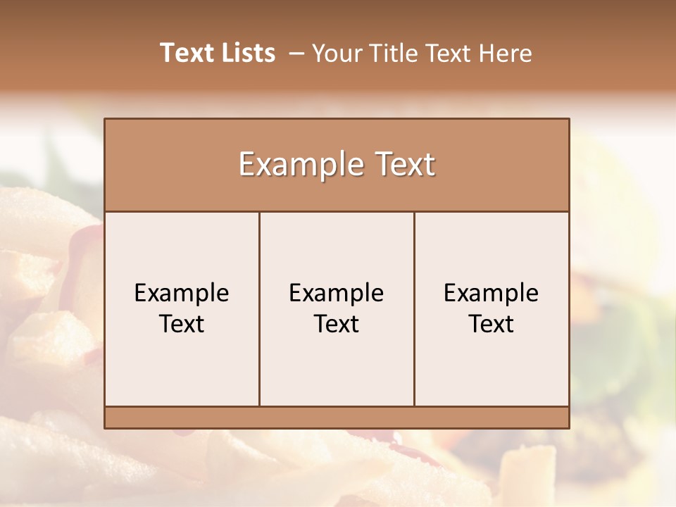 Hamburger PowerPoint Template