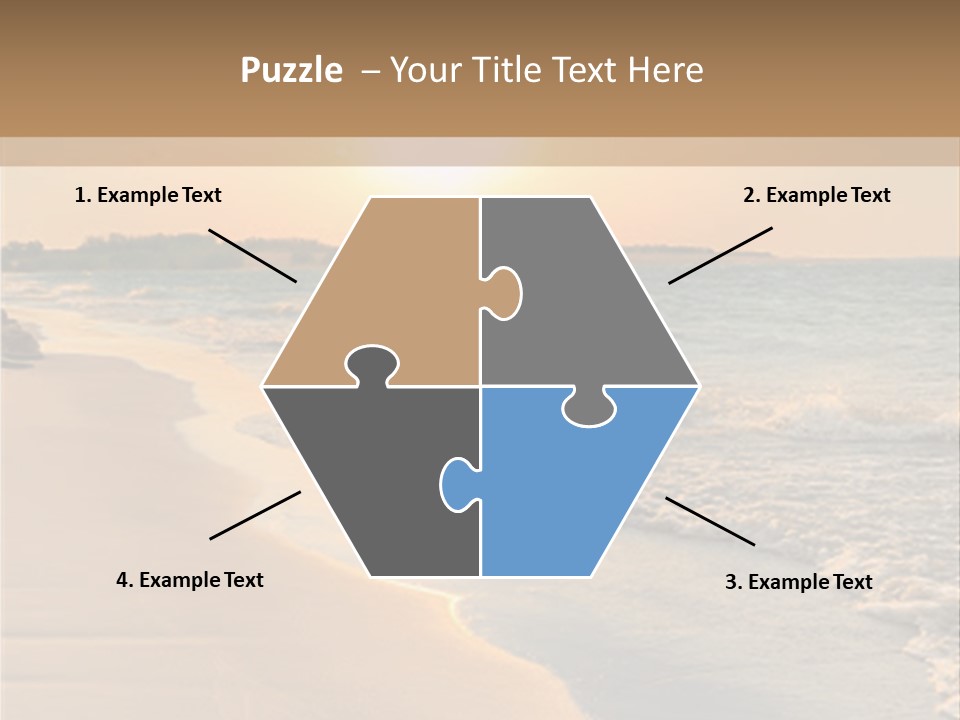 Tranquil Beach Sunset PowerPoint Template